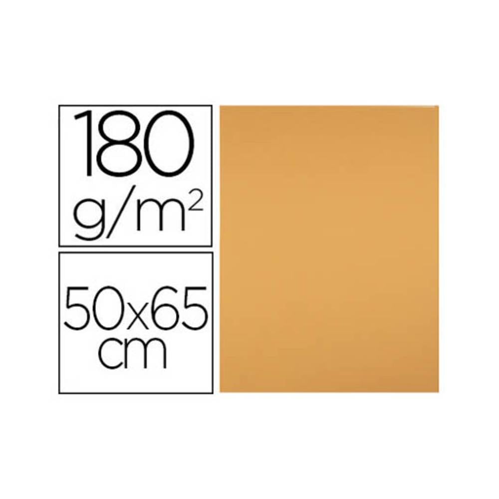 Cartulina liderpapel 50x65 cm 180 gr avellana unidad