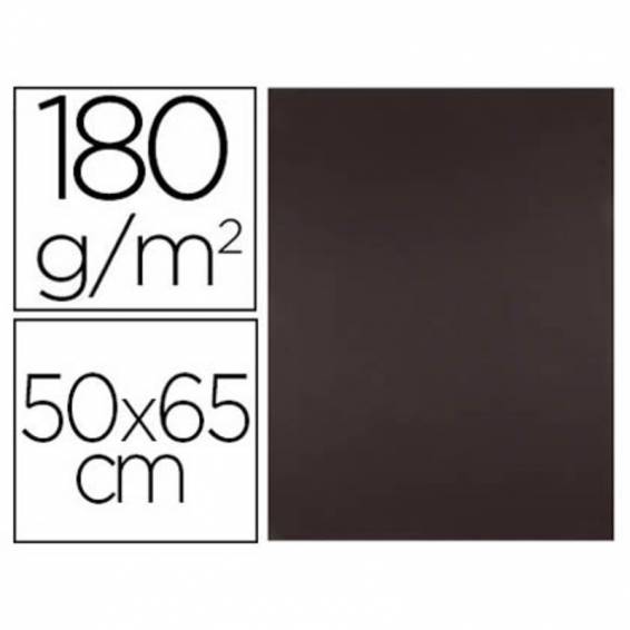 Cartulina liderpapel 50x65 cm 180 gr marron unidad