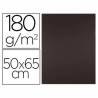 Cartulina liderpapel 50x65 cm 180 gr marron unidad - CT38