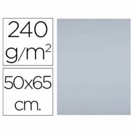 Cartulina liderpapel 50x65 cm 180 gr gris unidad