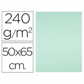 Cartulina liderpapel 50x65 cm 240g/m2 verde navidad paquete de 25 hojas