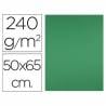 Cartulina liderpapel 50x65 cm 240g/m2 verde pistacho paquete de 25 unidades - CT31