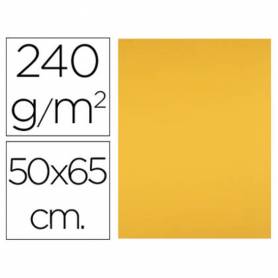 Cartulina liderpapel 50x65 cm 240g/m2 oro viejo paquete de 25 hojas