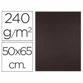 Cartulina liderpapel 50x65 cm 240g/m2 marron paquete de 25 hojas