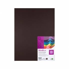 Cartulina liderpapel 50x65 cm 240g/m2 marron paquete de 25 hojas