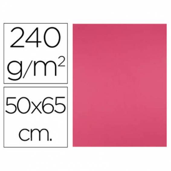 Cartulina liderpapel 50x65 cm 240g/m2 fucsia paquete de 25 hojas