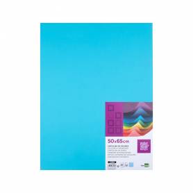 Cartulina liderpapel 50x65 cm 240g/m2 celeste paquete de 25 hojas