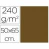 Cartulina liderpapel 50x65 cm 240 g/m2 marron claro escolar - CX55