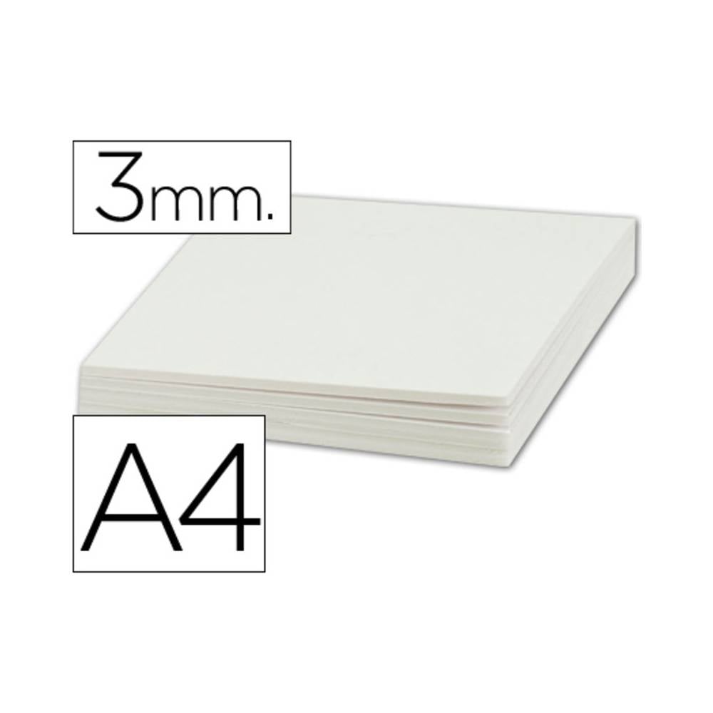 Carton pluma liderpapel blanco doble cara din a4 espesor 3mm