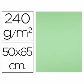 Cartulina liderpapel 50x65 cm 240g/m2 verde pistacho