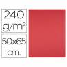 Cartulina liderpapel 50x65 cm 240g/m2 rojo - CX11