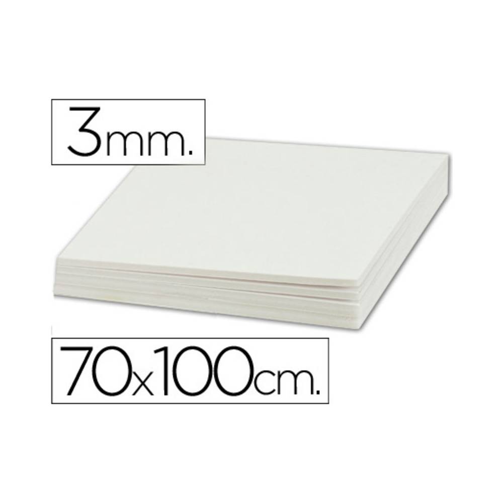 Carton pluma liderpapel blanco doble cara 70x100cm espesor 3mm