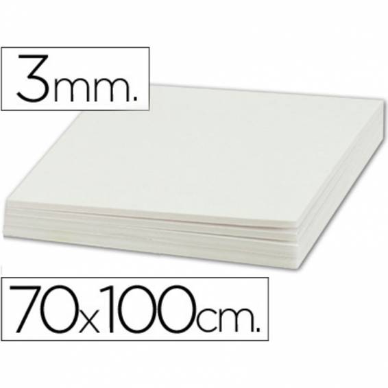 Carton pluma liderpapel blanco doble cara 70x100cm espesor 3mm