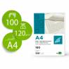 Papel verjurado liderpapel a4 120g/m2 blanco paquete de 100 hojas - VJ02