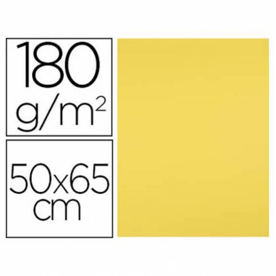 Cartulina liderpapel 50x65 cm 180g/m2 amarillo limon