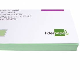 Cartulina liderpapel a3 180g/m2 verde paquete de 100 hojas