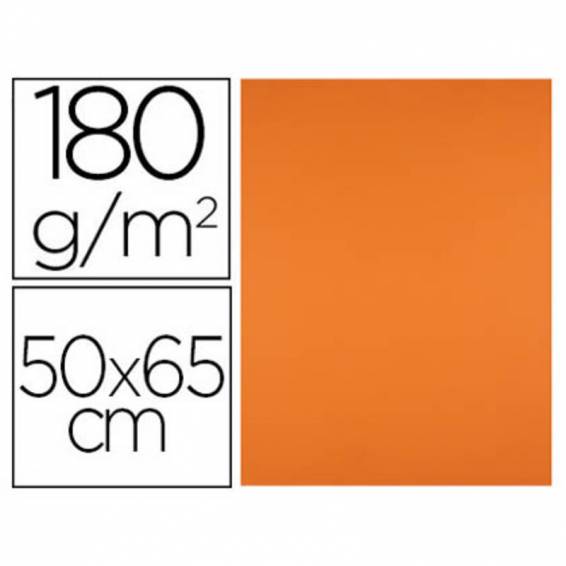 Cartulina liderpapel 50x65 cm 180g/m2 naranja