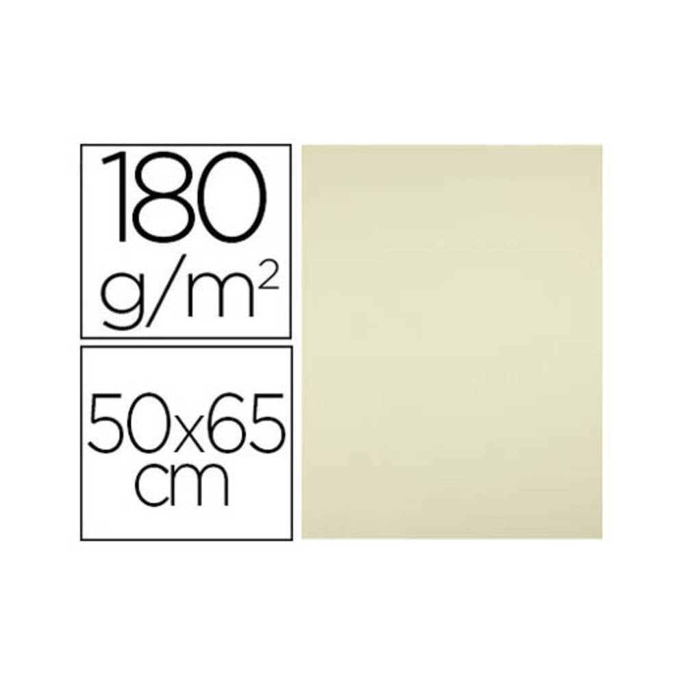 Cartulina liderpapel 50x65 cm 180g/m2 amarillo