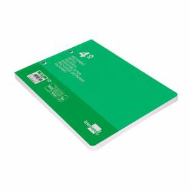 Recambio liderpapel cuarto apaisado 100 h 2tca-01 cuadro 4 mm 2 taladros con margen