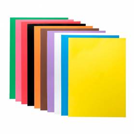 Goma eva liderpapel 50x70cm 60g/m2 espesor 1,5mm colores surtidos