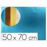 Goma eva liderpapel 50x70 cm espesor 2 mm metalizada azul claro - GE86