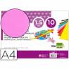 Goma eva liderpapel din a4 60g/m2 espesor 1,5mm rosa paquete de 10 hojas - GE83