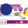 Goma eva liderpapel din a4 60g/m2 espesor 1,5mm azul paquete de 10 hojas - GE75