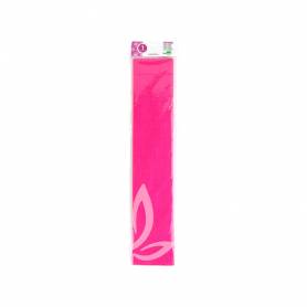 Papel crespon liderpapel 50 cm x 2,5 m 34g/m2 rosa fluorescente