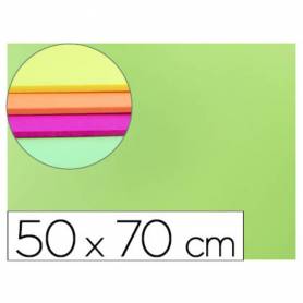 Goma eva liderpapel 50x70cm 60g/m2 espesor 2mm fluor verde