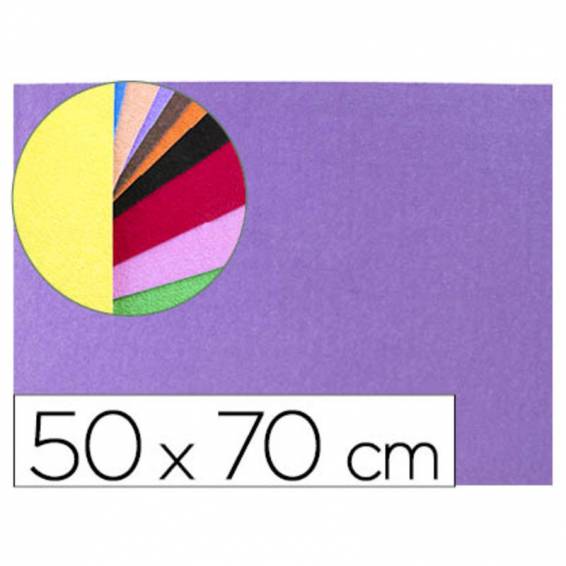 Goma eva liderpapel 50x70cm 60g/m2 espesor 2mm textura toalla lila