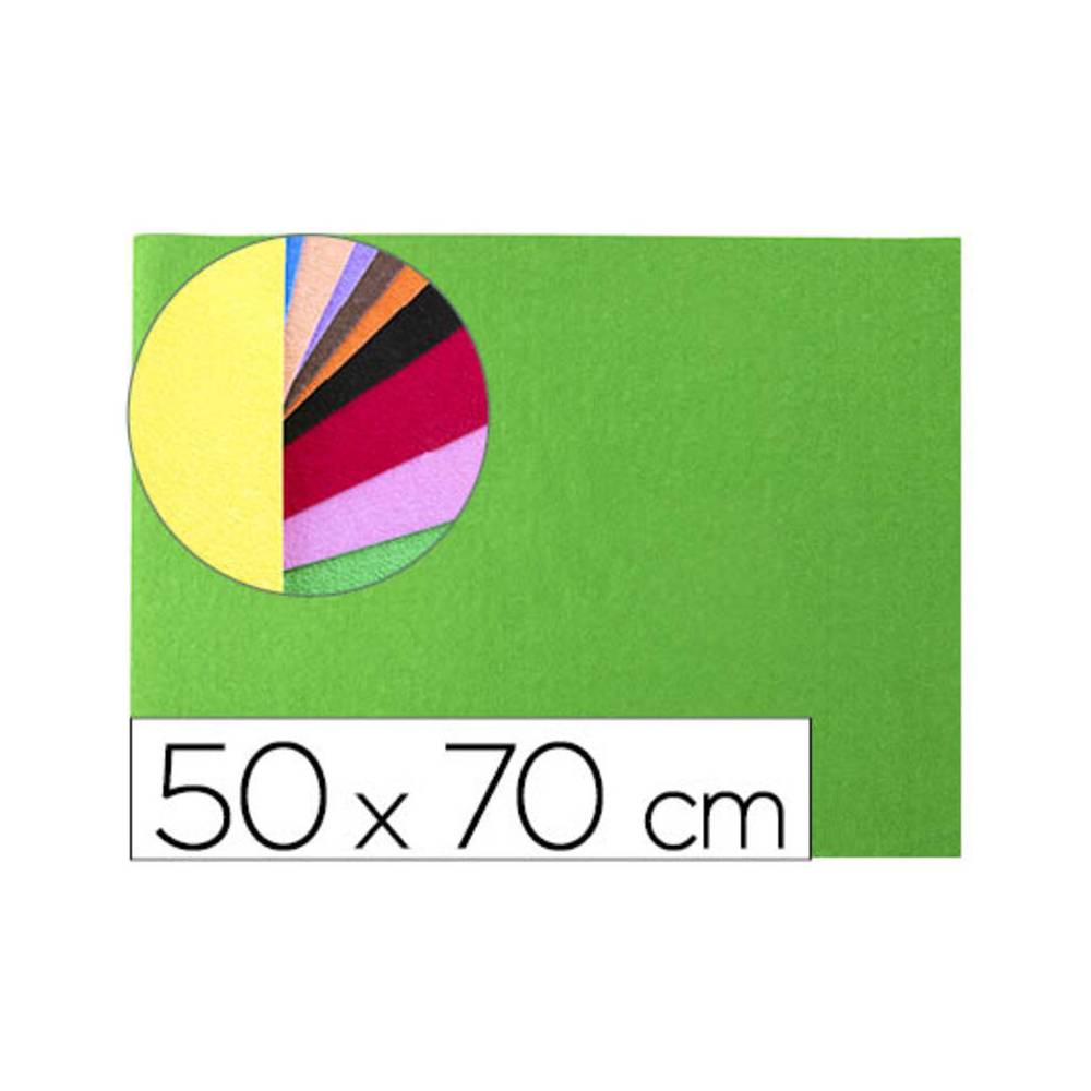 Goma eva liderpapel 50x70cm 60g/m2 espesor 2mm textura toalla verde