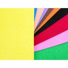 Goma eva liderpapel 50x70cm 60g/m2 espesor 2mm textura toalla amarillo