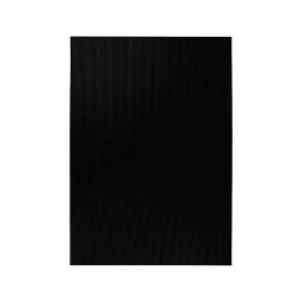 Goma eva ondulada liderpapel 50x70cm 2,2mm de espesor negro