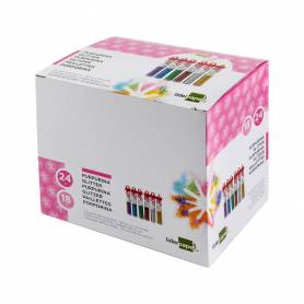 Purpurina liderpapel fantasia colores metalicos surtidos bote de 18 gr