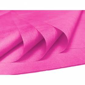 Papel seda liderpapel 52x76cm 18g/m2 bolsa de 5 hojas rosa fuerte