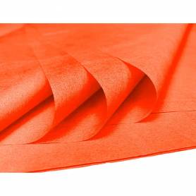 Papel seda liderpapel 52x76cm 18g/m2 bolsa de 5 hojas naranja