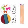 Papel crespon liderpapel 50 cm x 2.5m 34g/m2 salmon - CP06