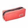 Bolso escolar liderpapel portatodo rectangular 2 bolsillos coral 185x55x70 mm - PX04