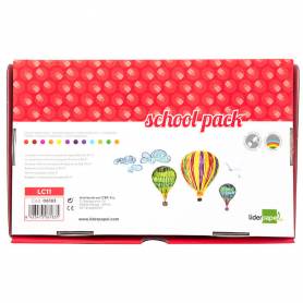 Lapices de colores liderpapel school pack de 144 unidades 12 colores x 12 unidades