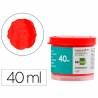 Tempera liderpapel escolar 40 ml rojo - TP66