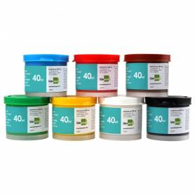 Tempera liderpapel escolar 40 ml caja 7 colores surtidos + pincel