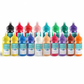 Tempera liquida liderpapel escolar 1000 ml verde