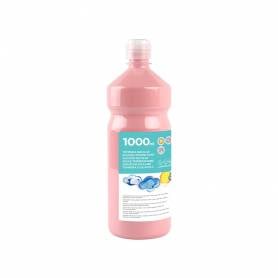 Tempera liquida liderpapel escolar 1000 ml rosa