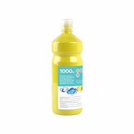 Tempera liquida liderpapel escolar 1000 ml amarillo limon