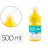 Tempera liquida liderpapel escolar 500 ml amarillo - TP04