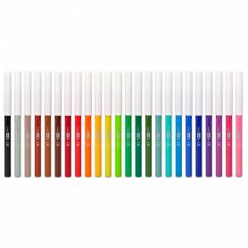 Rotulador liderpapel slim caja de 24 unidades colores surtidos