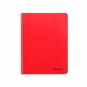 Cuaderno espiral liderpapel cuarto smart tapa blanda 80h 60gr milimetrado 2mm colores surtidos