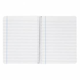 Cuaderno espiral liderpapel cuarto witty tapa dura 80h 75gr pauta ancha 3,5mm con margen colores surtidos