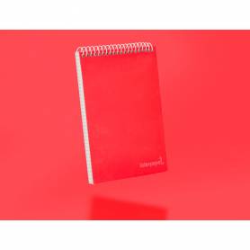 Cuaderno espiral liderpapel bolsillo doceavo apaisado witty tapa dura 80h 75gr cuadro 4 mm colores surtidos