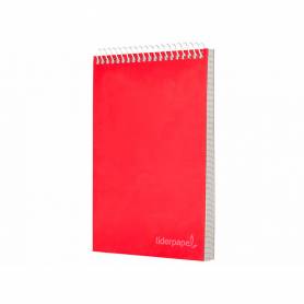 Cuaderno espiral liderpapel bolsillo doceavo apaisado witty tapa dura 80h 75gr cuadro 4 mm colores surtidos